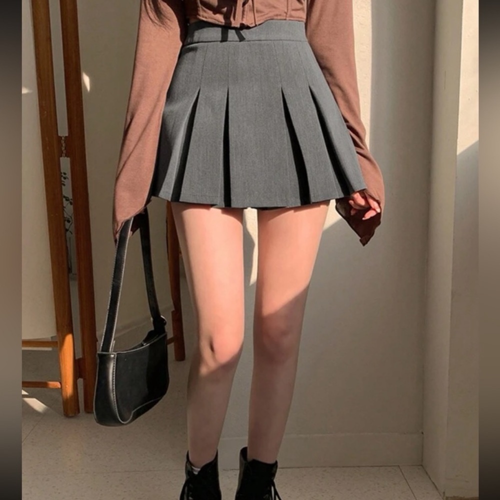 College Style Pleated Skirt👗